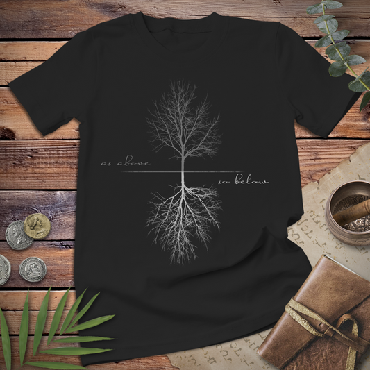 As Above So Below Tree Tee