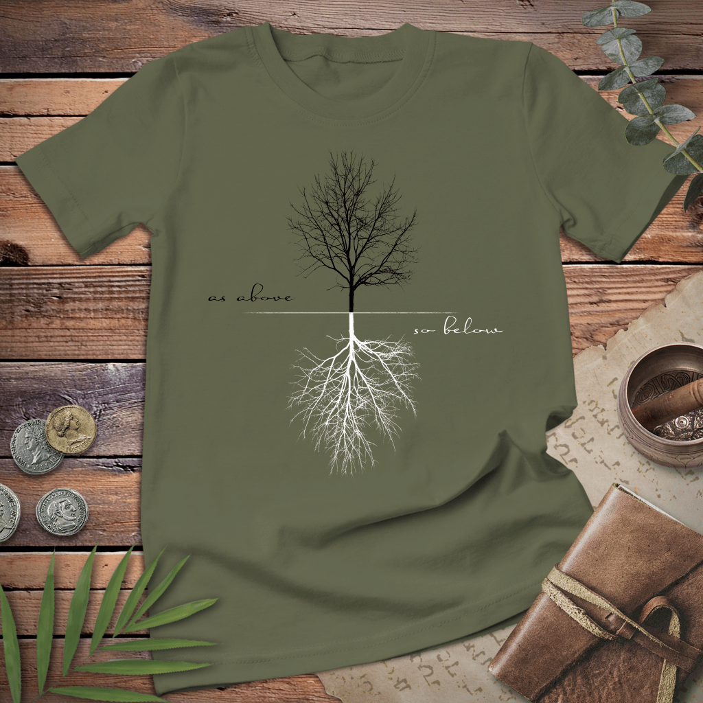 As Above So Below Tree Tee