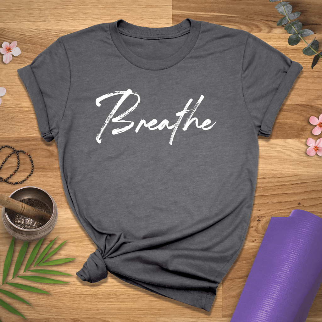 Breathe Cursive Tee