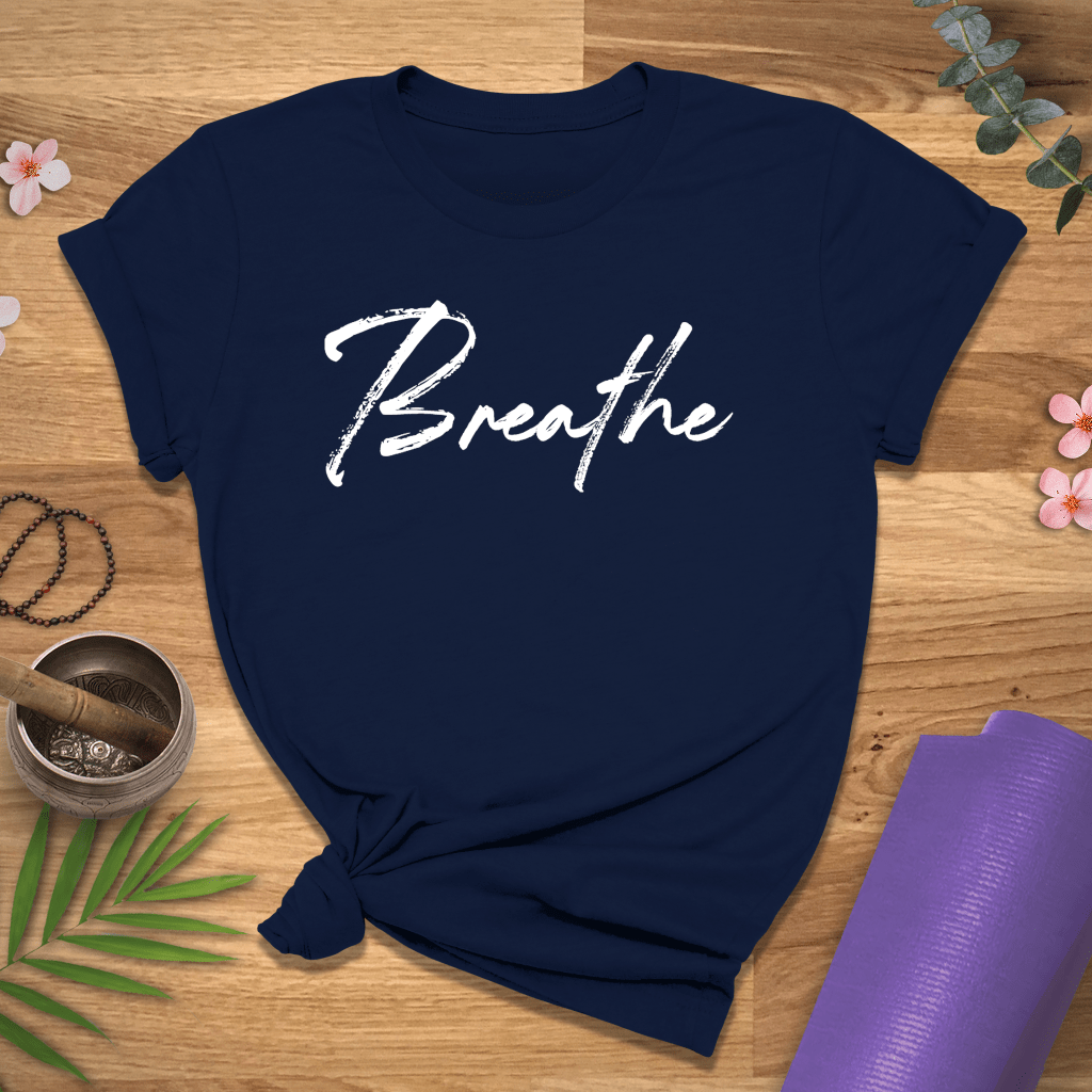 Breathe Cursive Tee