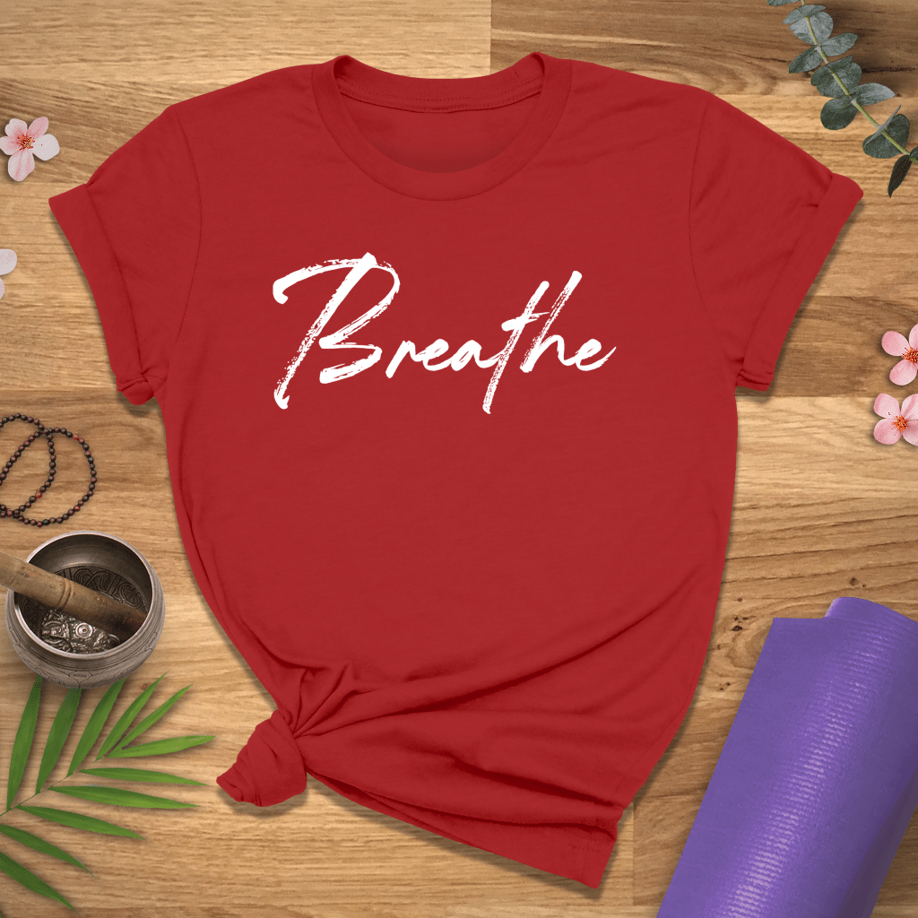 Breathe Cursive Tee