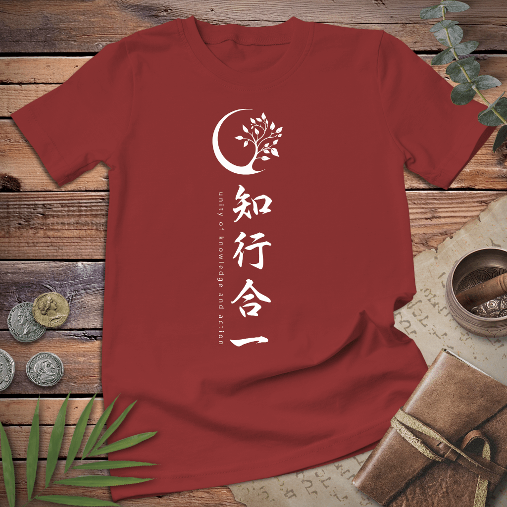 Knowledge and Action Kanji Tee