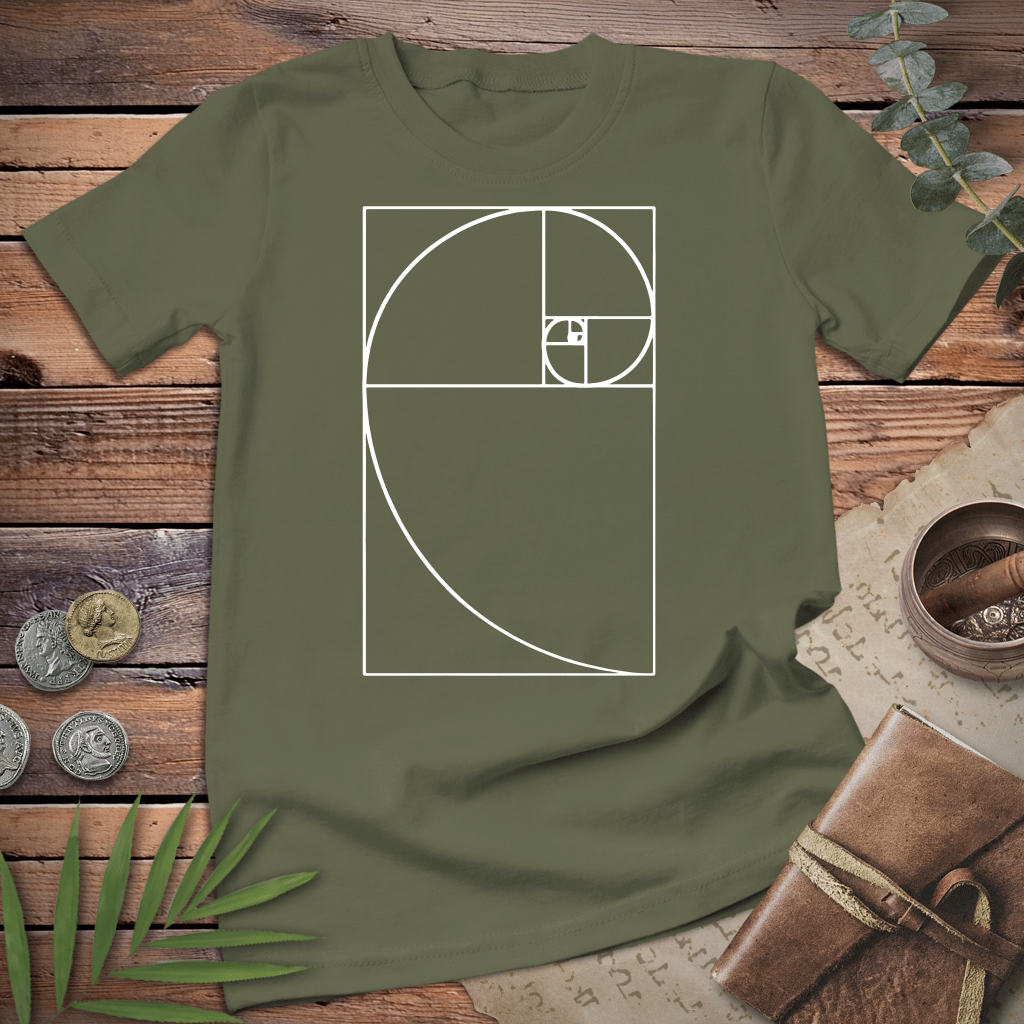 Fibonacci Spiral Tee