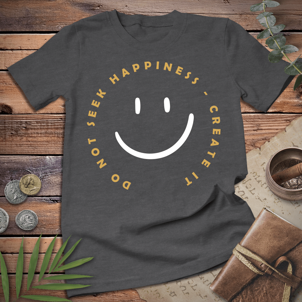 Create Happiness Smiley Tee