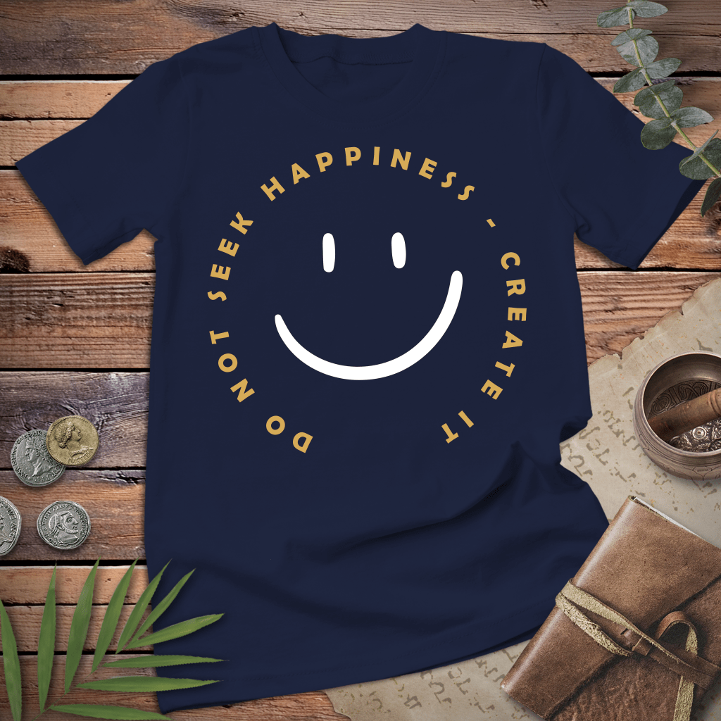 Create Happiness Smiley Tee