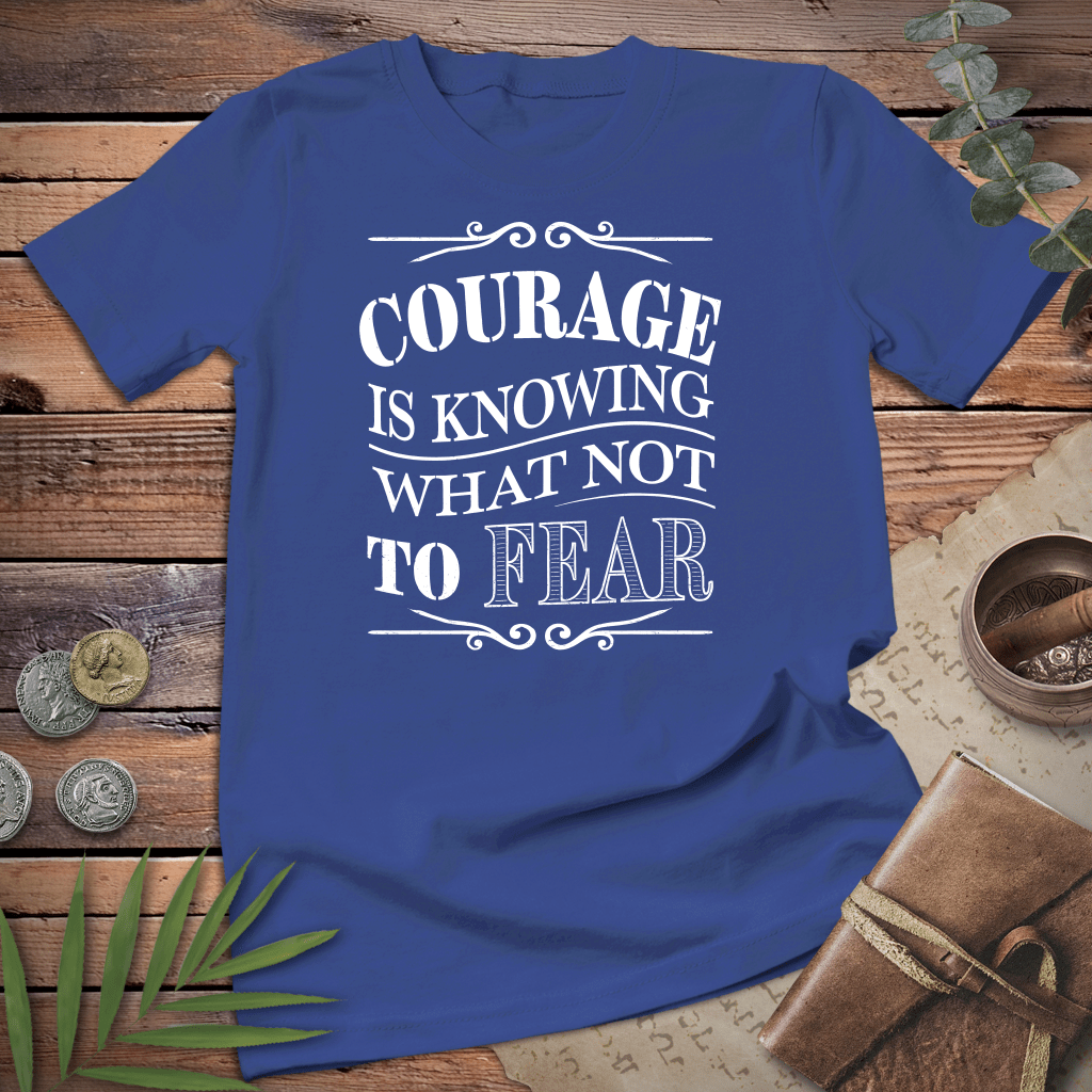 Courage Quote Chalk Tee