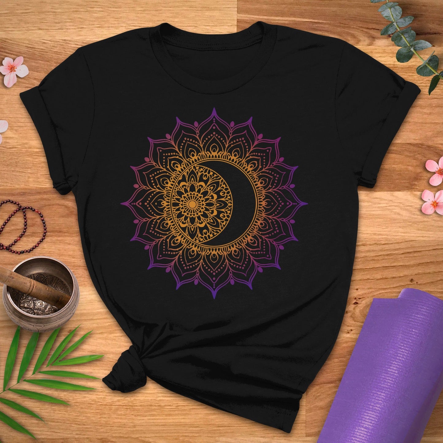 Mandala Moon Eclipse Tee