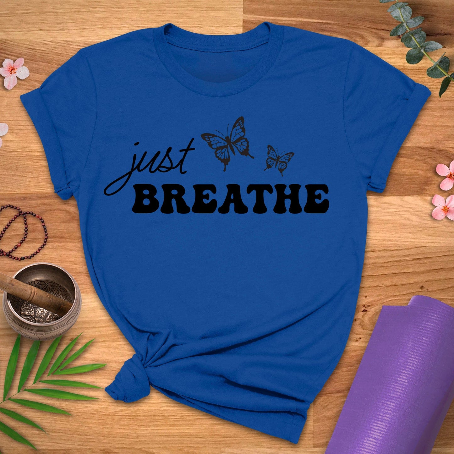 Just Breathe Bfly Tee