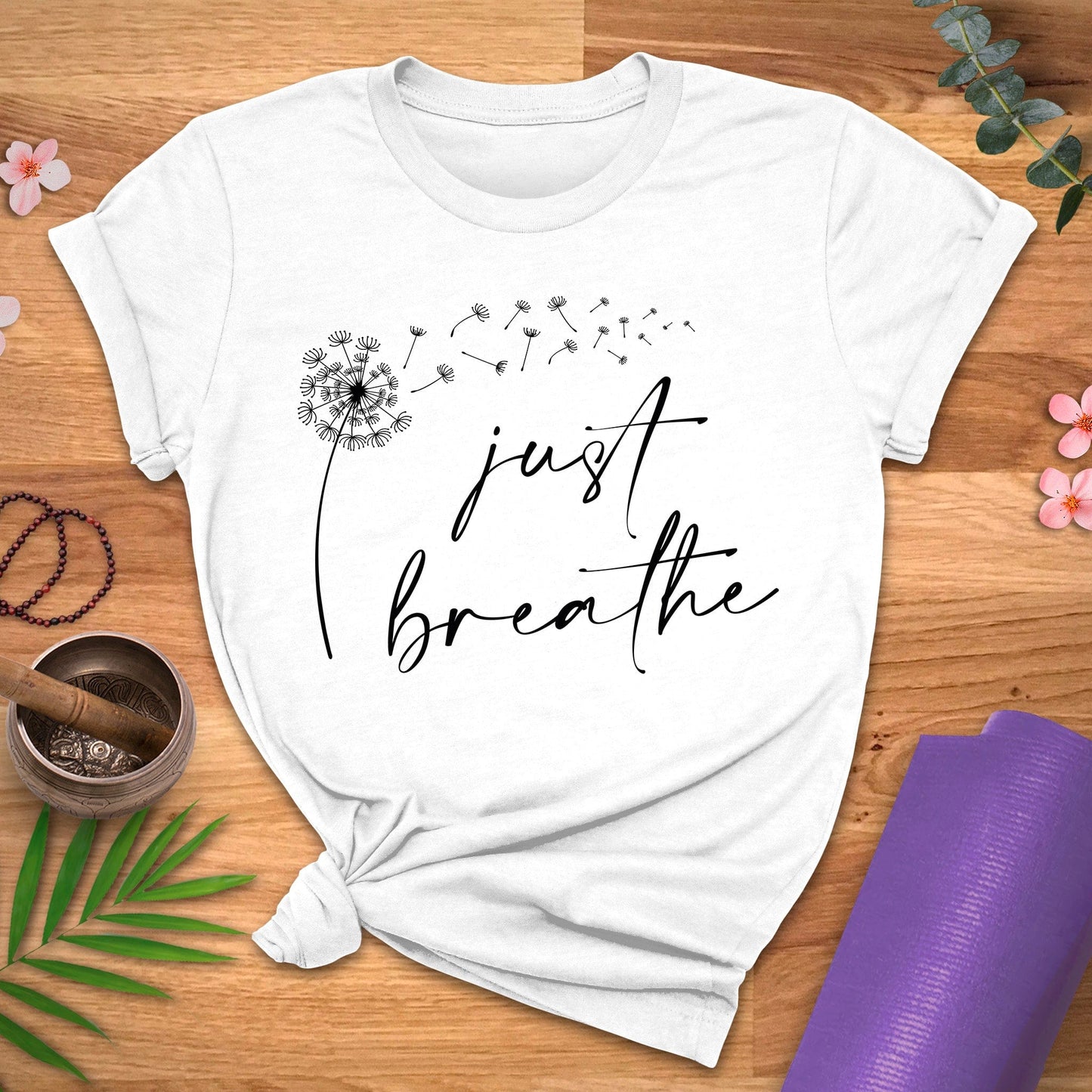 Just Breathe Dandelion Tee