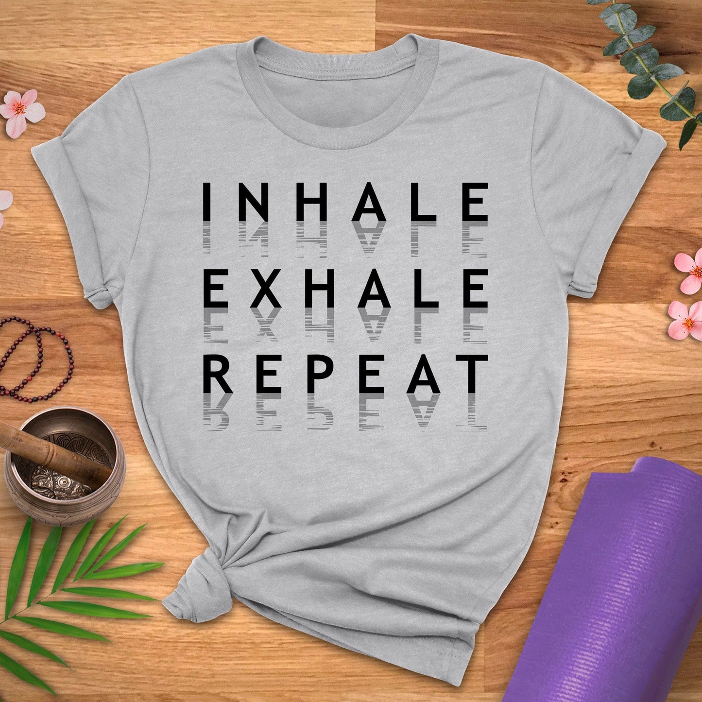 Inhale Exhale Reflection Tee