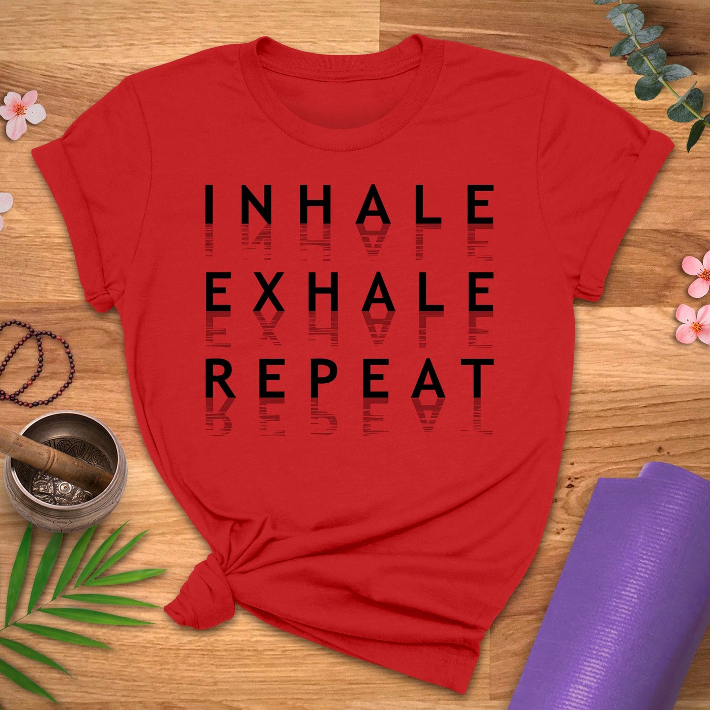 Inhale Exhale Reflection Tee