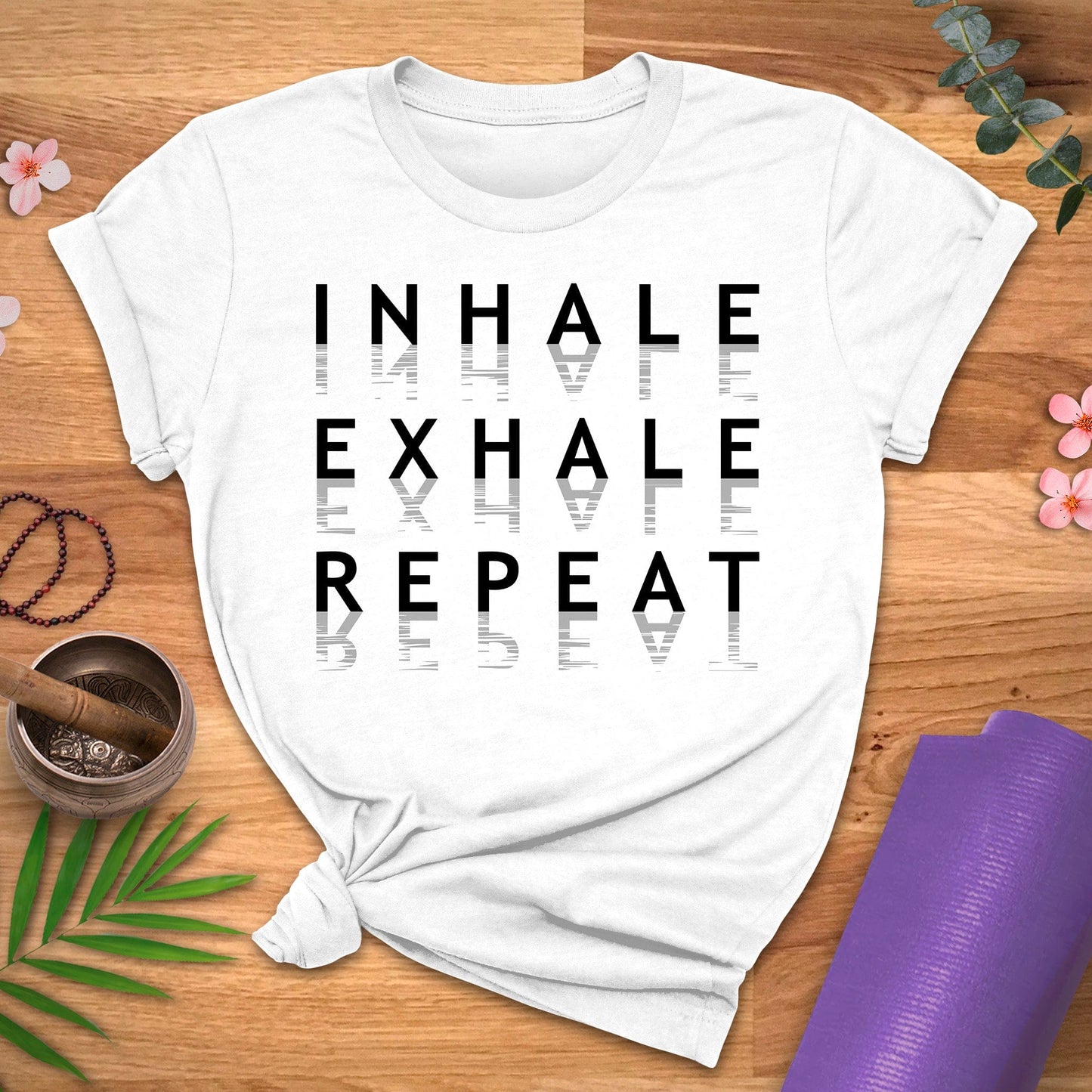 Inhale Exhale Reflection Tee