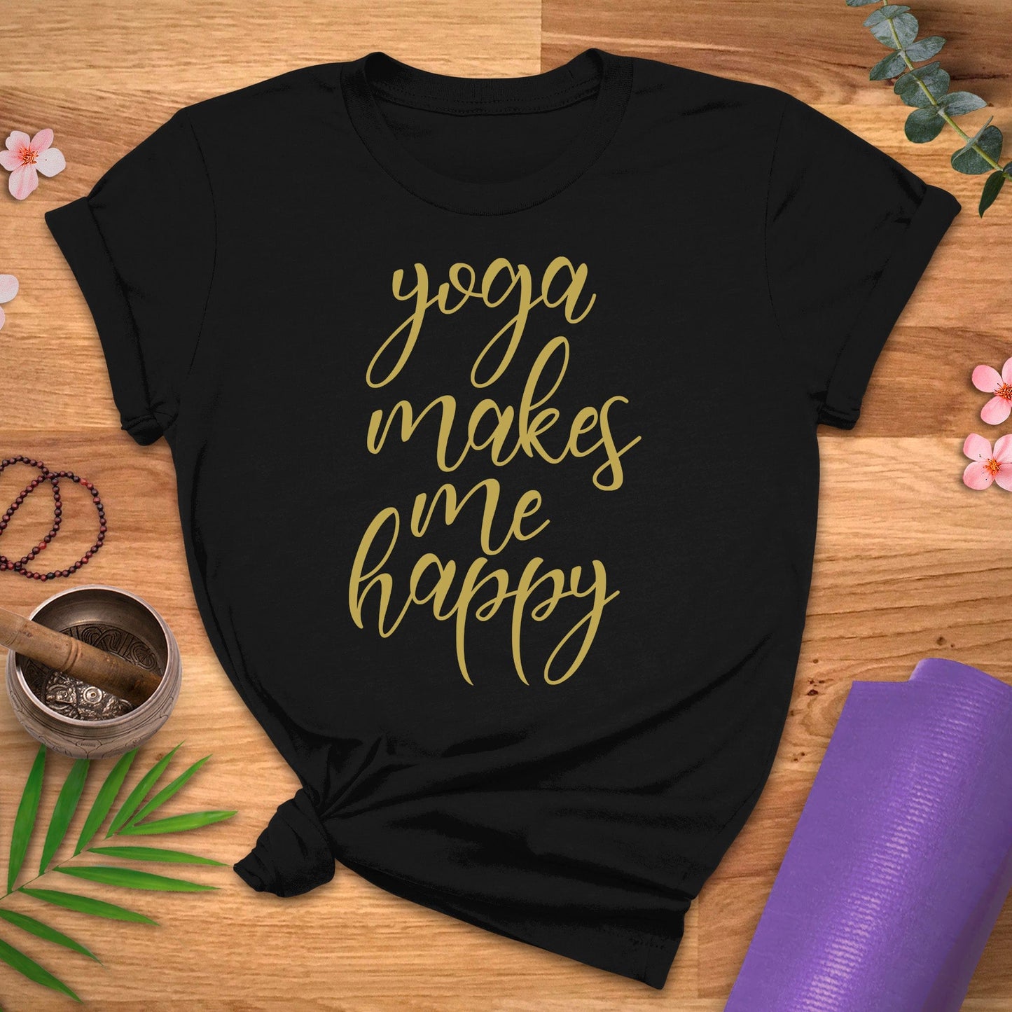 Yoga Makes Me Happy Tee