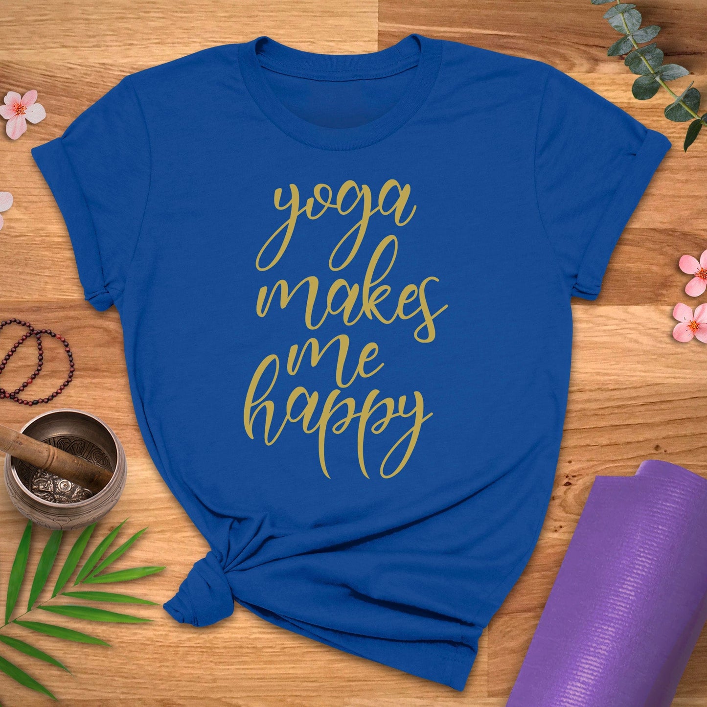 Yoga Makes Me Happy Tee