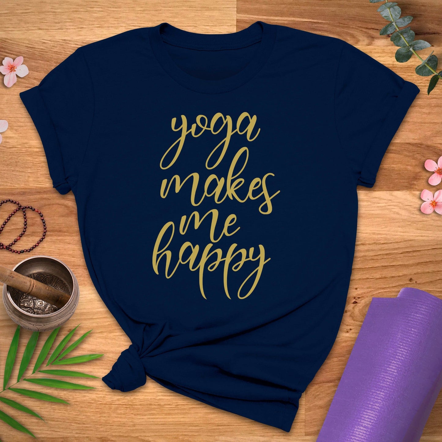 Yoga Makes Me Happy Tee