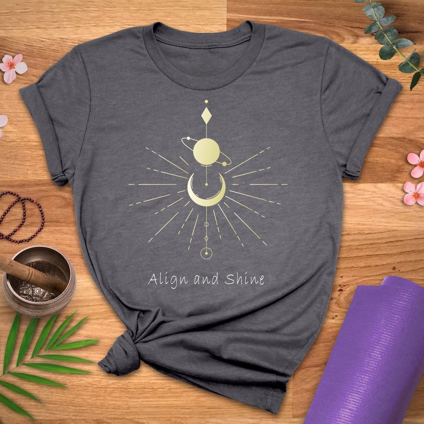 Align and Shine Tee - ZenWear - T - Shirt