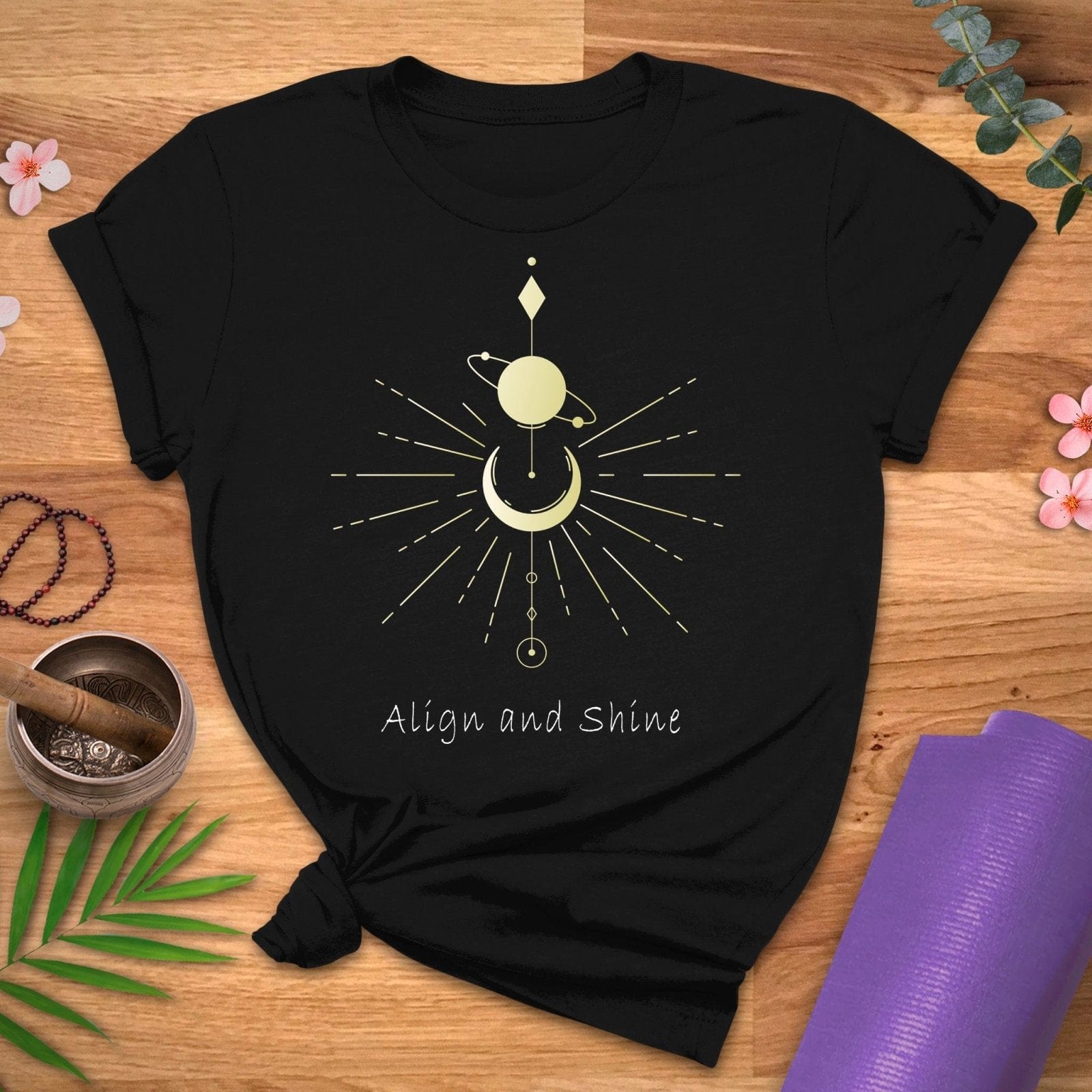 Align and Shine Tee - ZenWear - T - Shirt