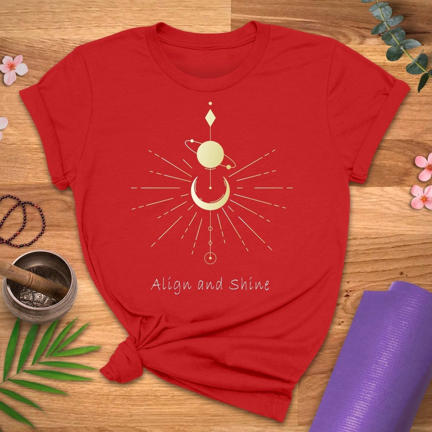 Align and Shine Tee - ZenWear - T - Shirt