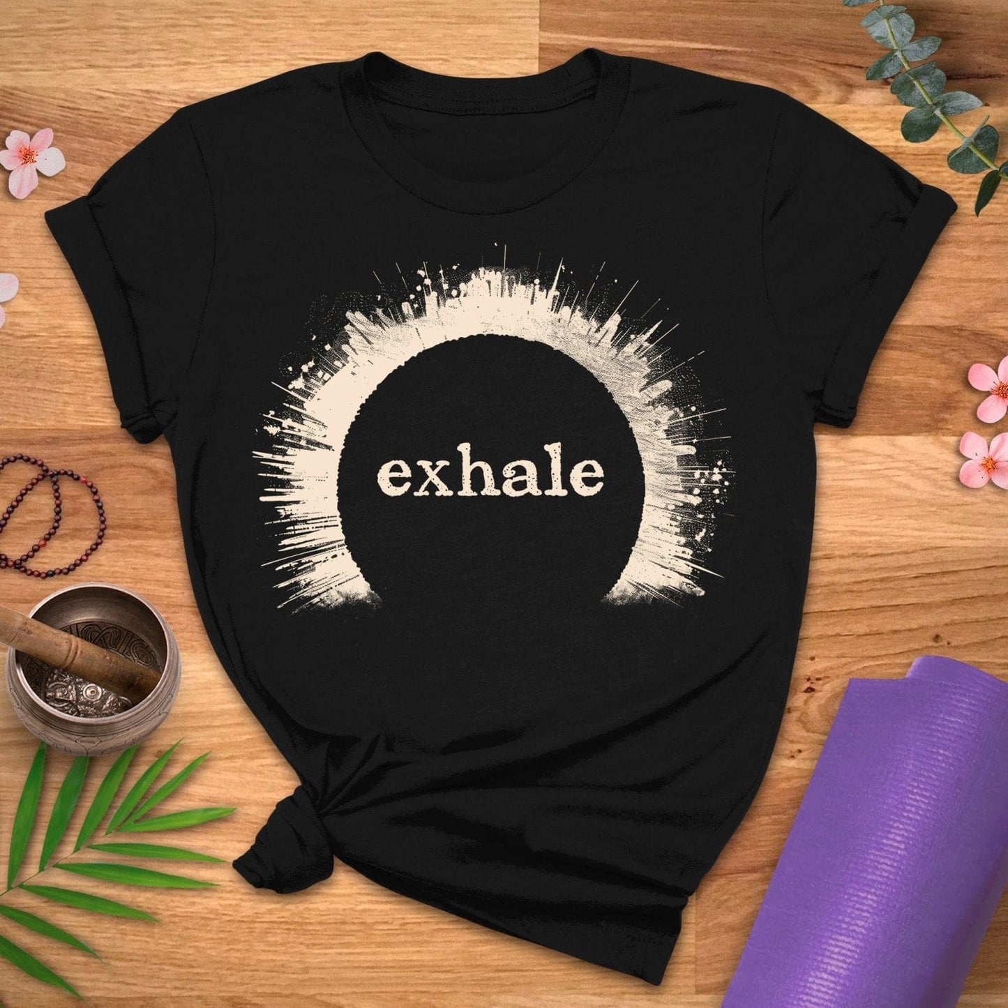 Exhale Sun Splatter Tee - ZenWear - T - Shirt