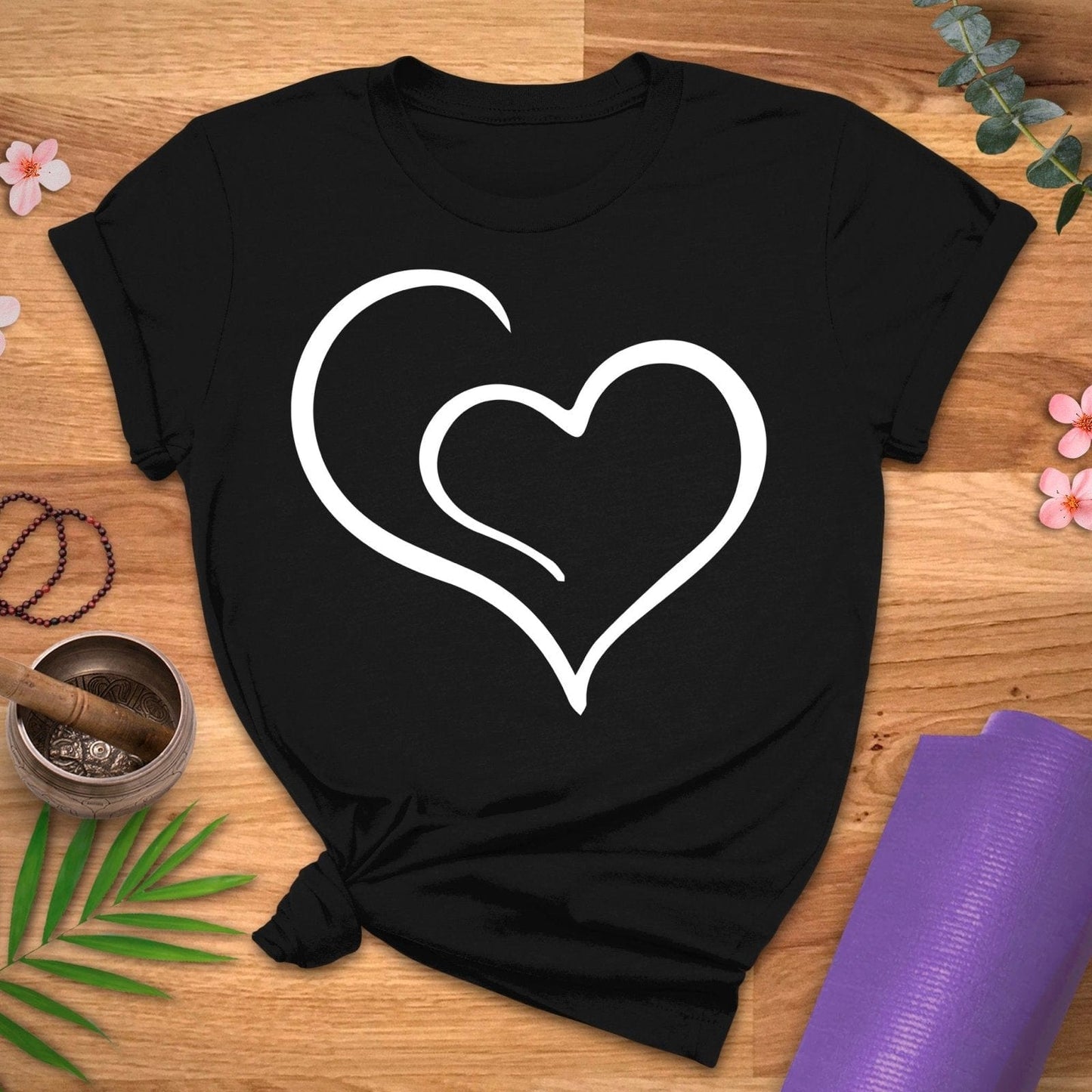 Heart Swirl Large Tee - ZenWear - T-Shirt