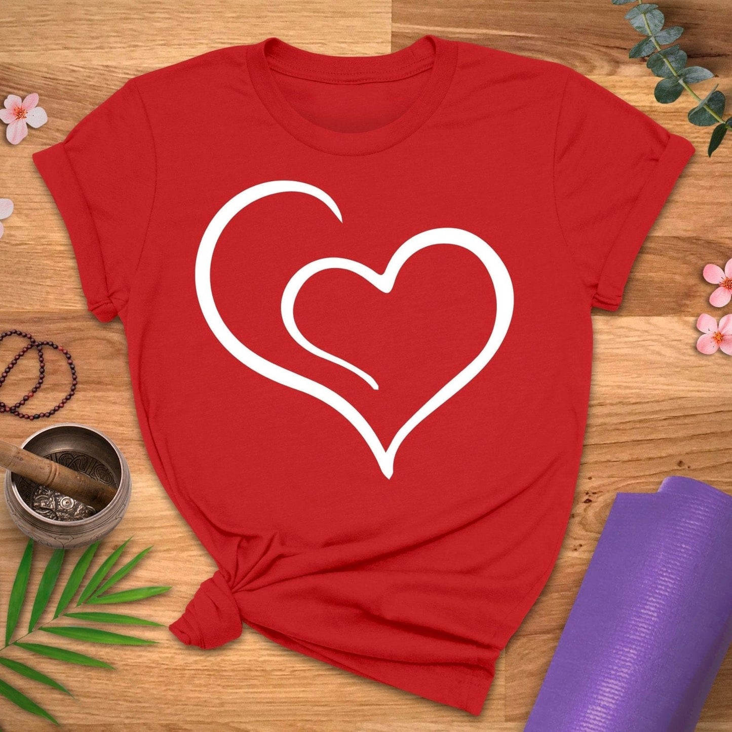 Heart Swirl Large Tee - ZenWear - T-Shirt