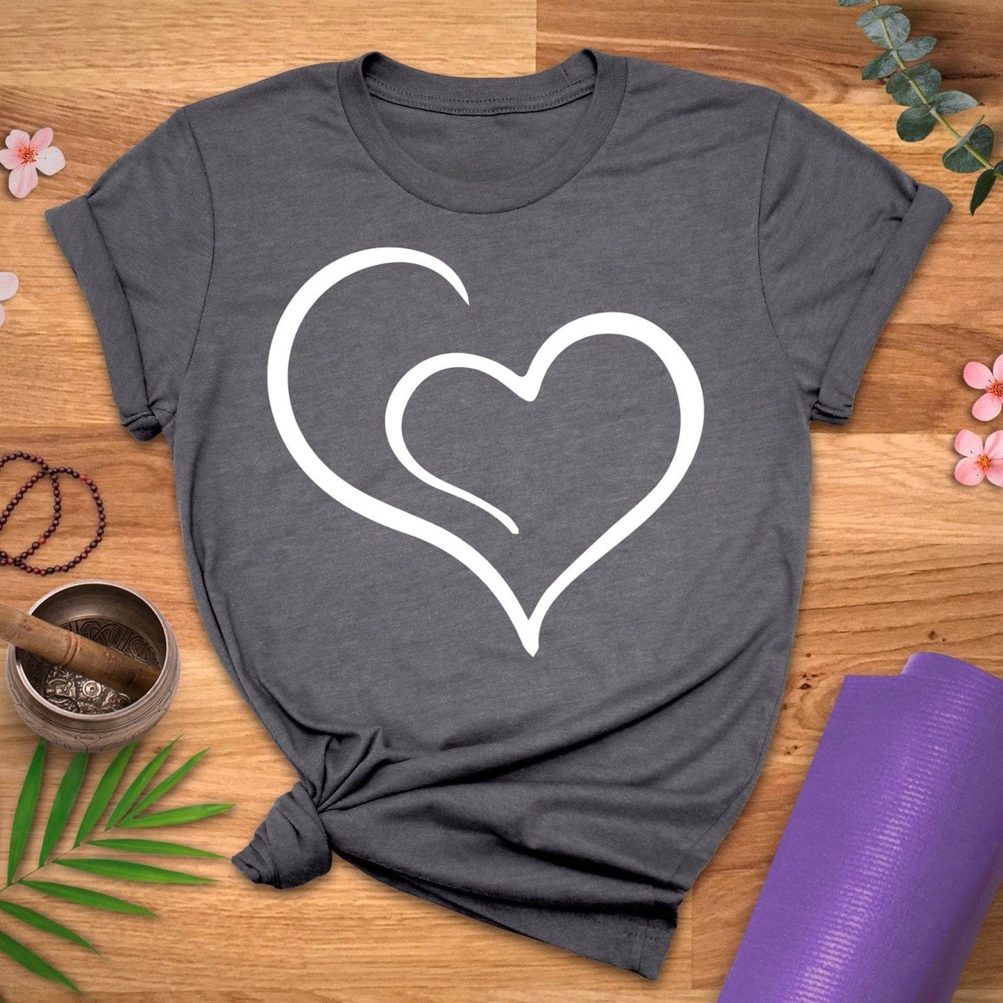 Heart Swirl Large Tee - ZenWear - T-Shirt