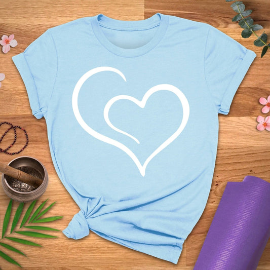 Heart Swirl Large Tee - ZenWear - T-Shirt