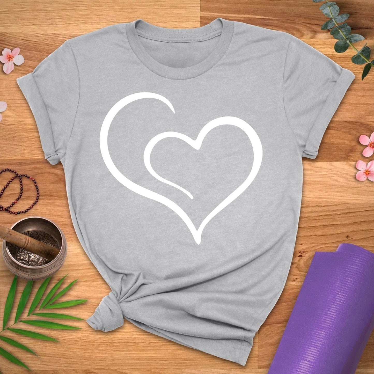 Heart Swirl Large Tee - ZenWear - T-Shirt