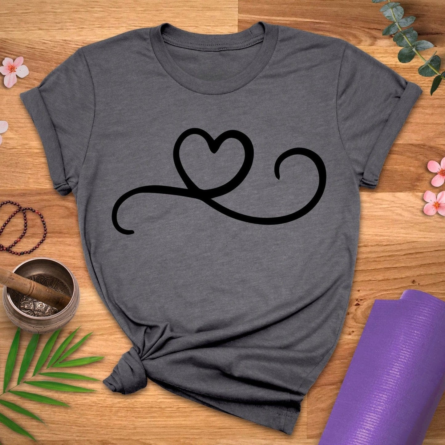 Heart Swirl Small Tee - ZenWear - T-Shirt