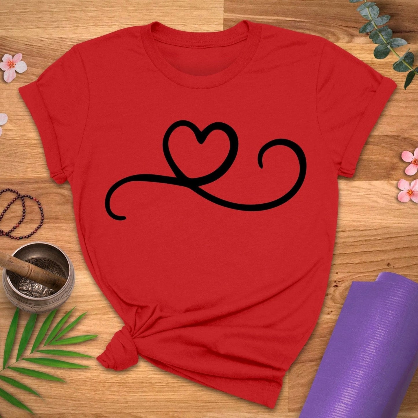 Heart Swirl Small Tee - ZenWear - T-Shirt