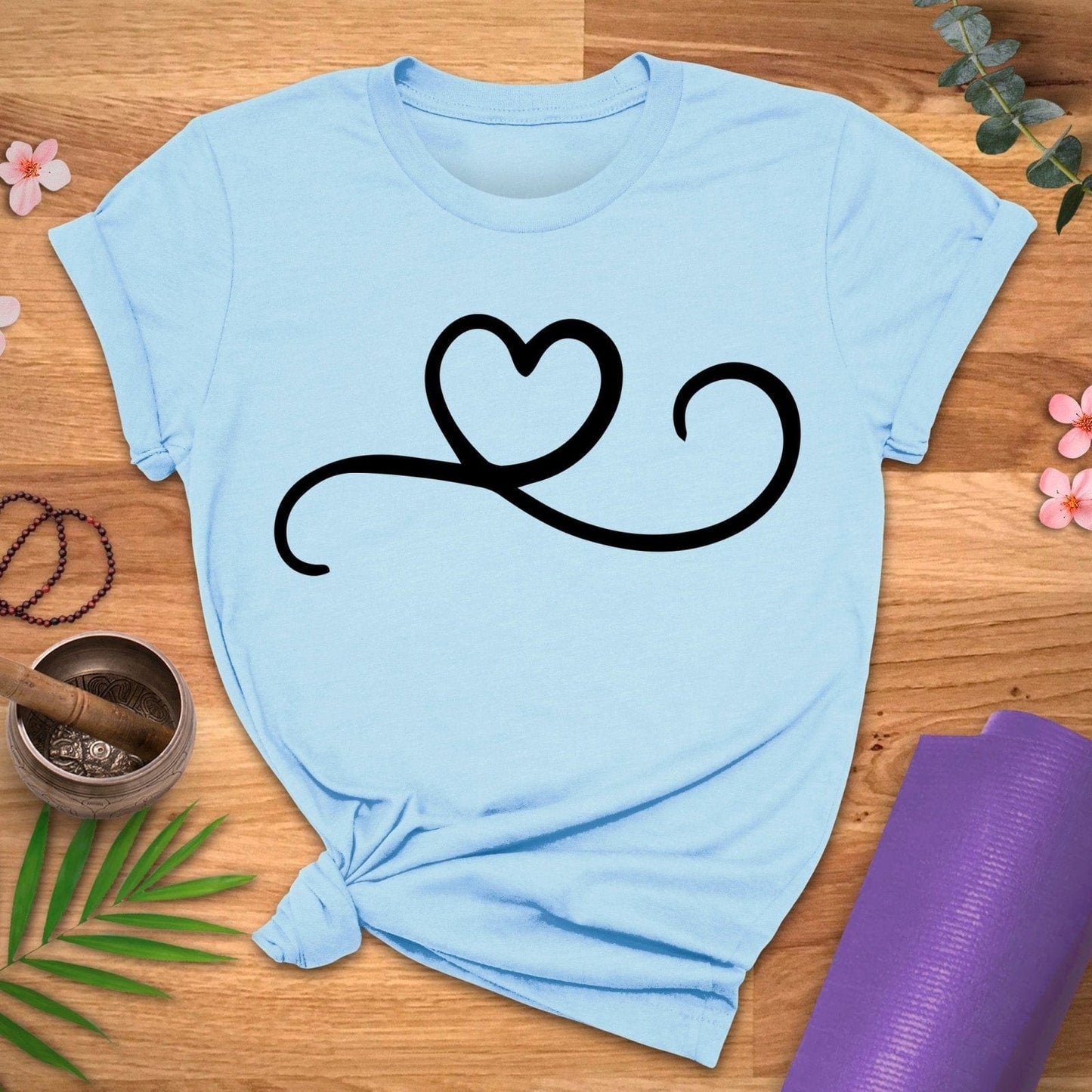 Heart Swirl Small Tee - ZenWear - T-Shirt