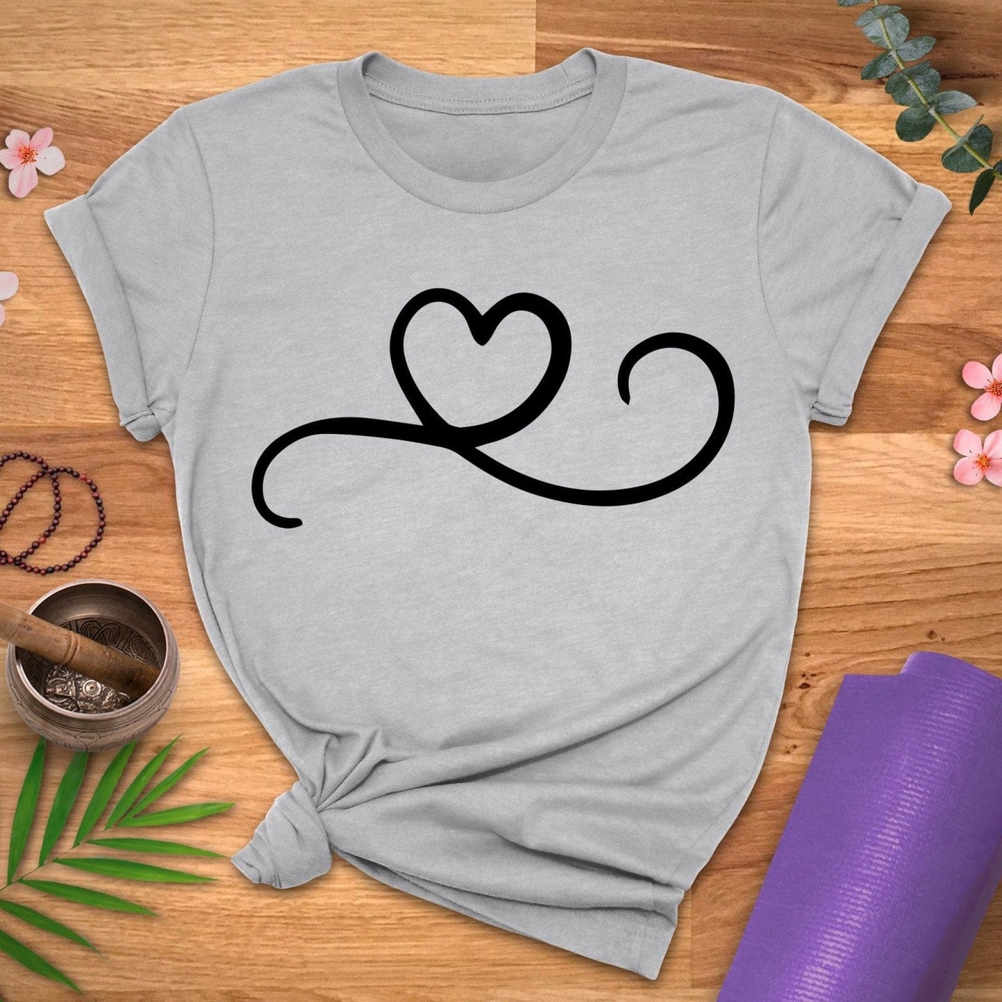 Heart Swirl Small Tee - ZenWear - T-Shirt