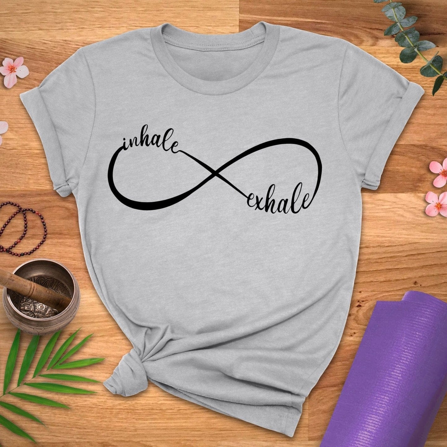 Inhale Exhale Infinity Tee - ZenWear - T-Shirt