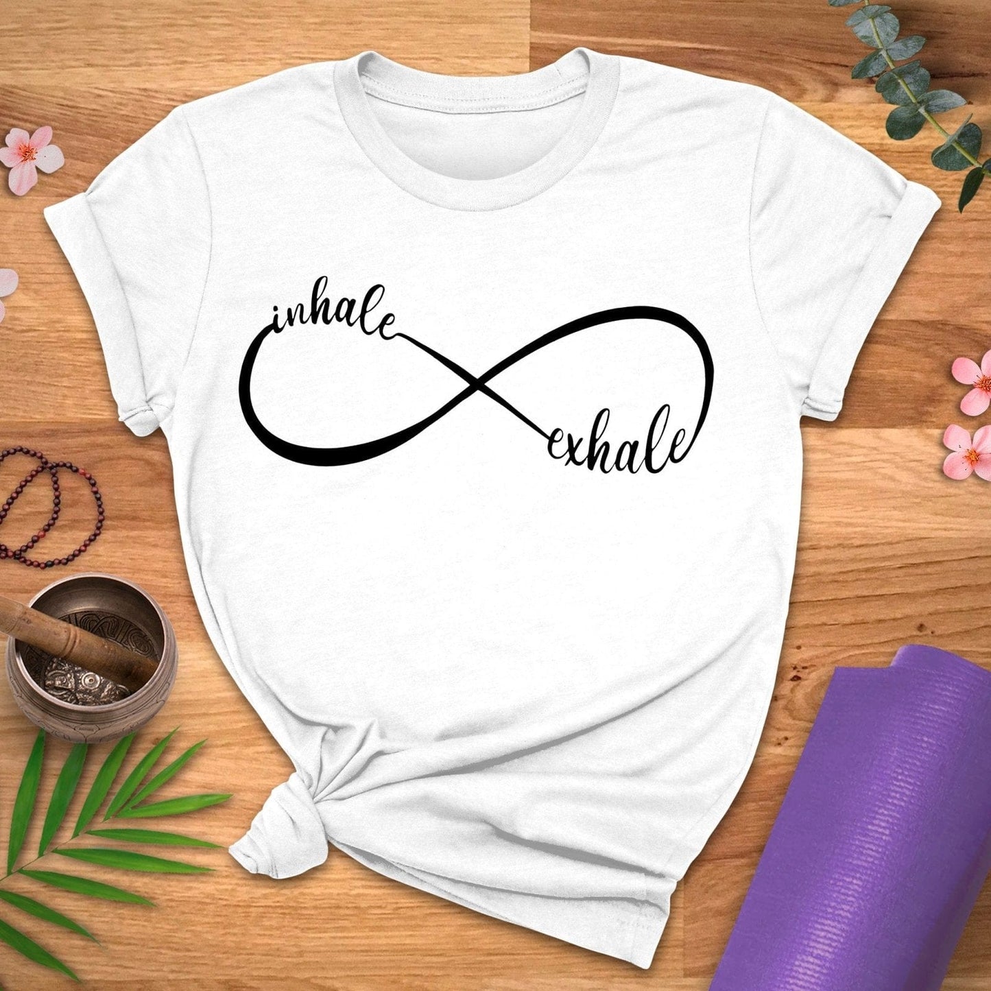 Inhale Exhale Infinity Tee - ZenWear - T-Shirt