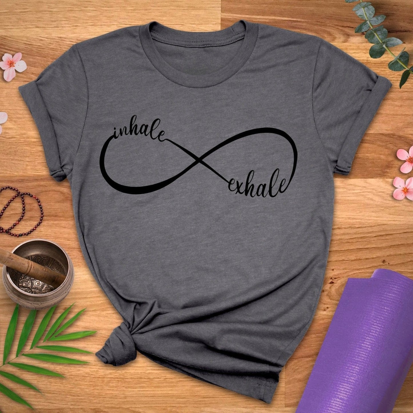 Inhale Exhale Infinity Tee - ZenWear - T-Shirt