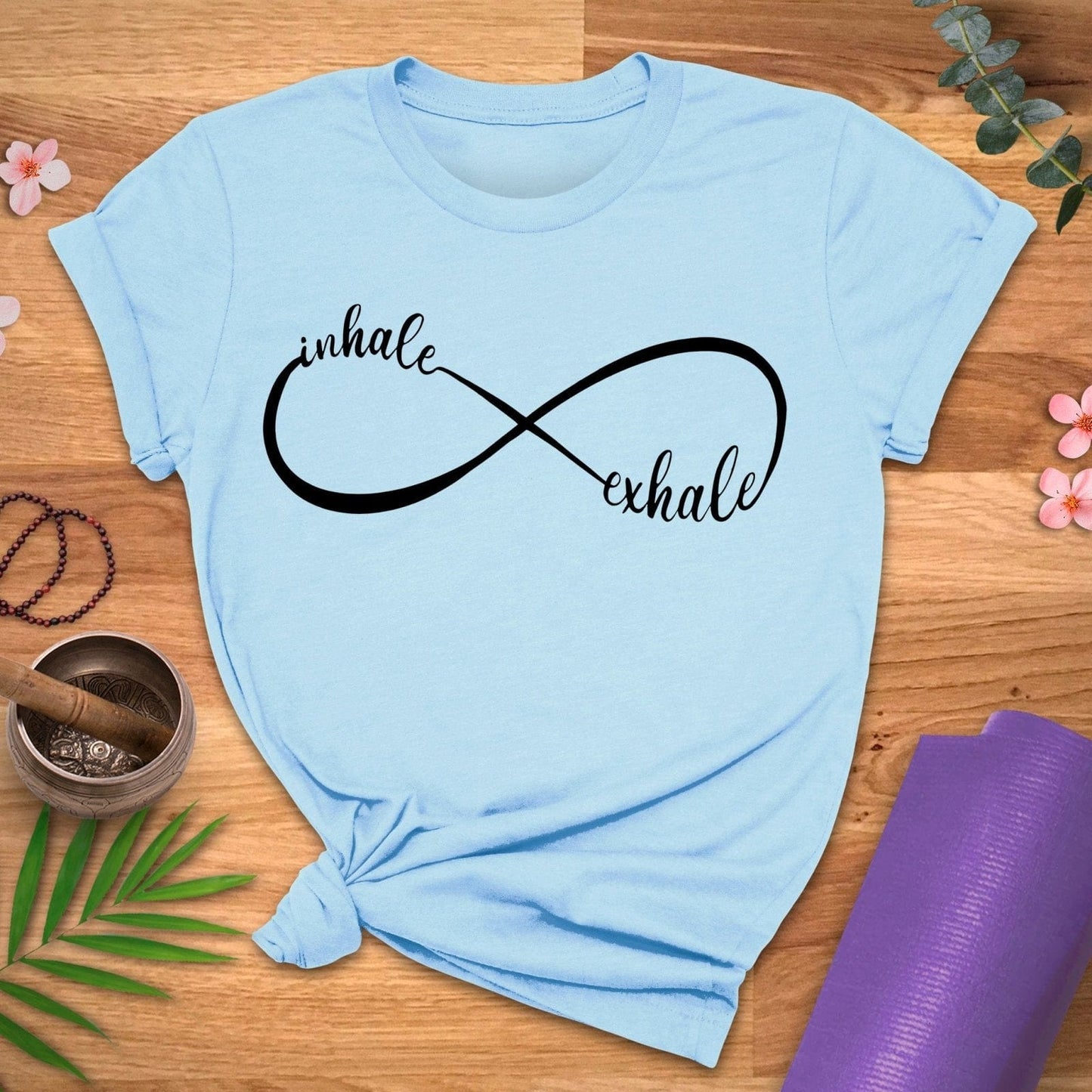 Inhale Exhale Infinity Tee - ZenWear - T-Shirt