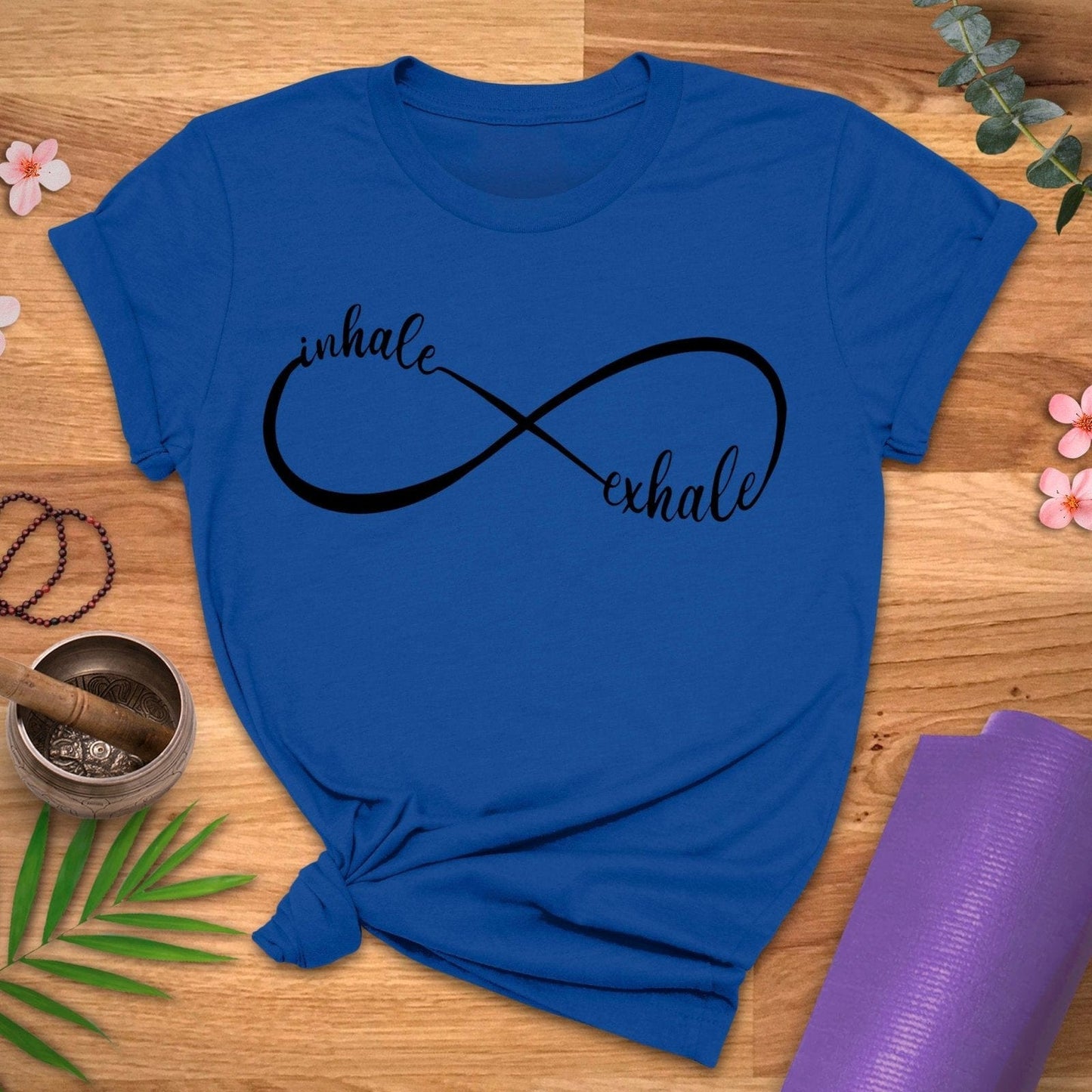 Inhale Exhale Infinity Tee - ZenWear - T-Shirt