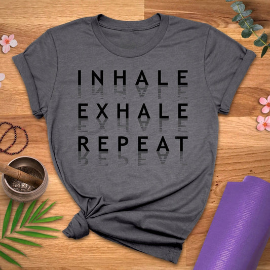 Inhale Exhale Reflection Tee - ZenWear - T-Shirt