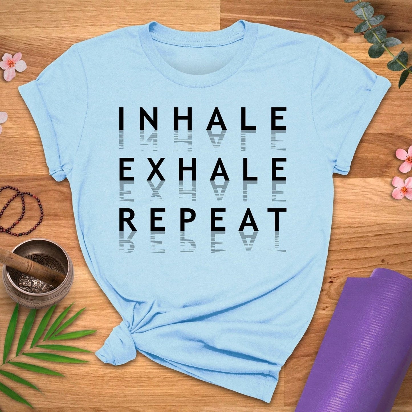 Inhale Exhale Reflection Tee - ZenWear - T-Shirt