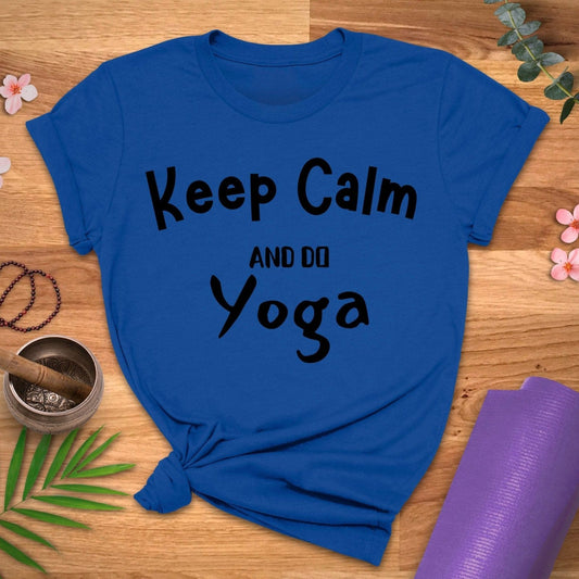 Keep Calm and Yoga Tee - ZenWear - T-Shirt