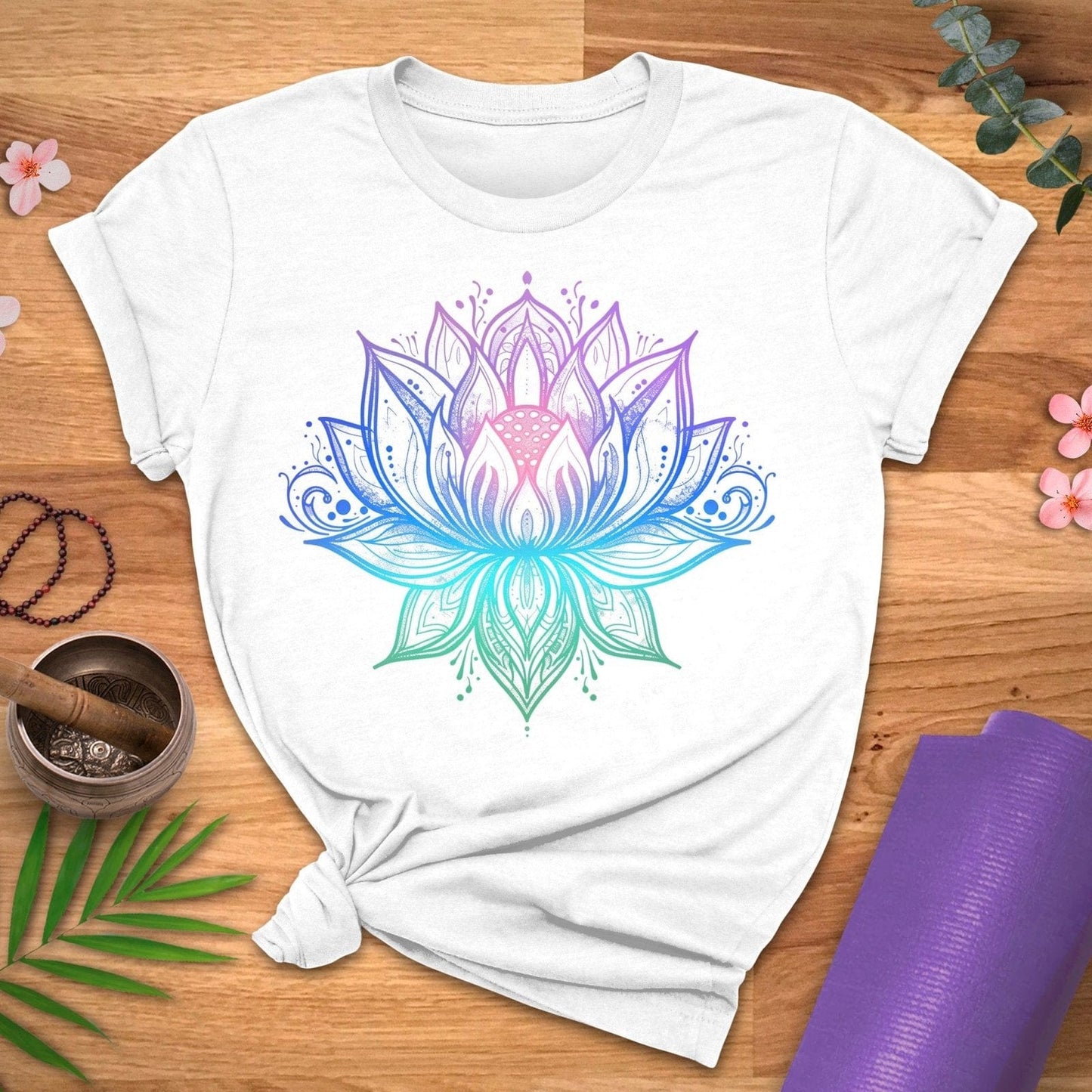 Lotus Blooming Bud Tee - ZenWear - T-Shirt