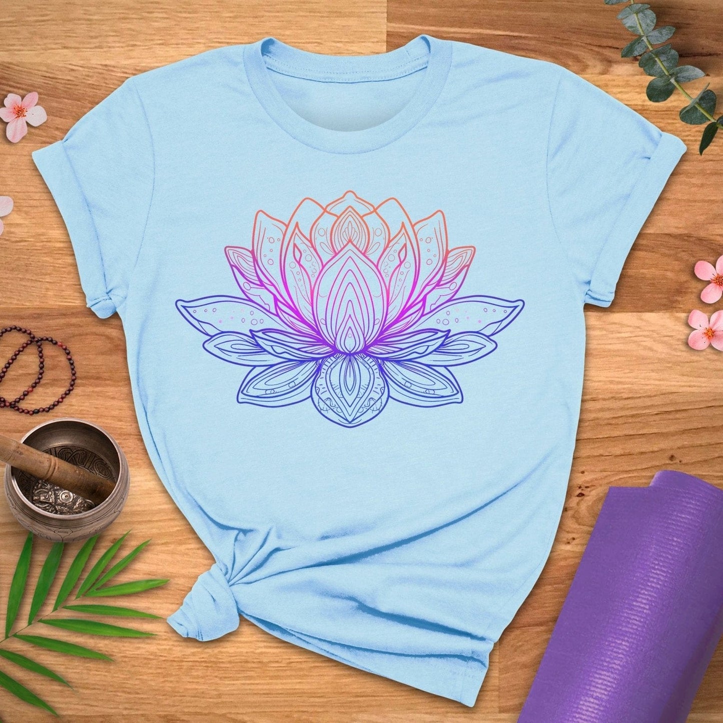 Lotus Circle Tee - ZenWear - T-Shirt