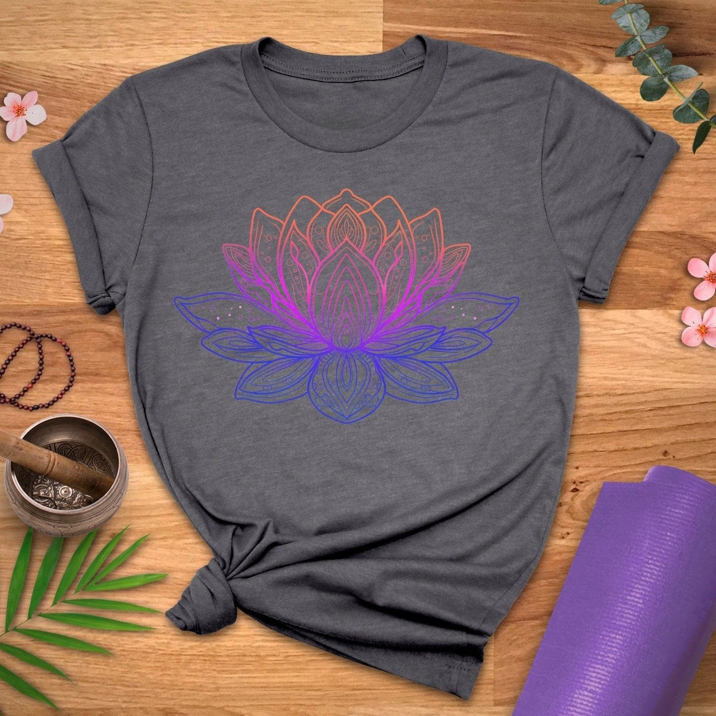 Lotus Circle Tee - ZenWear - T-Shirt