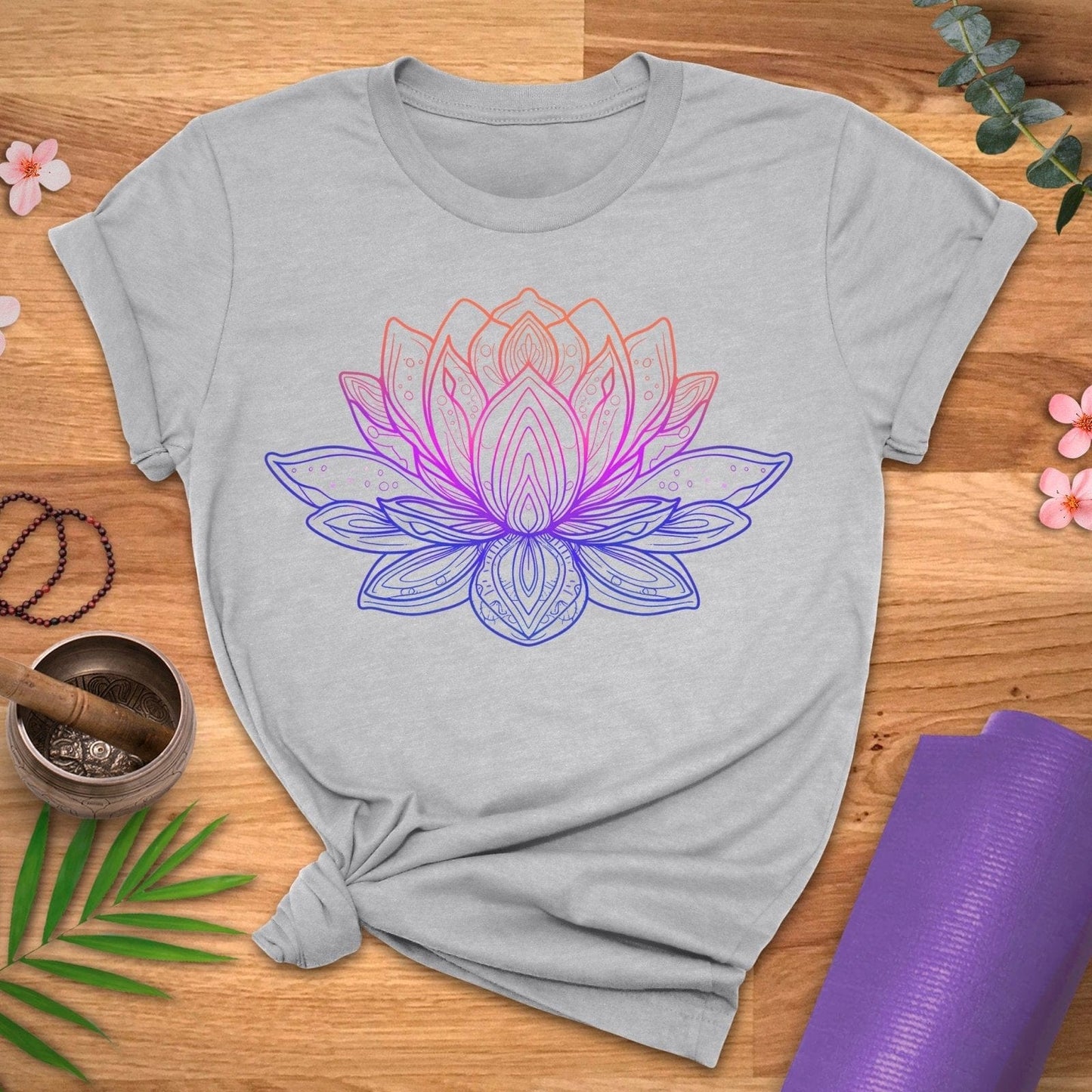 Lotus Circle Tee - ZenWear - T-Shirt