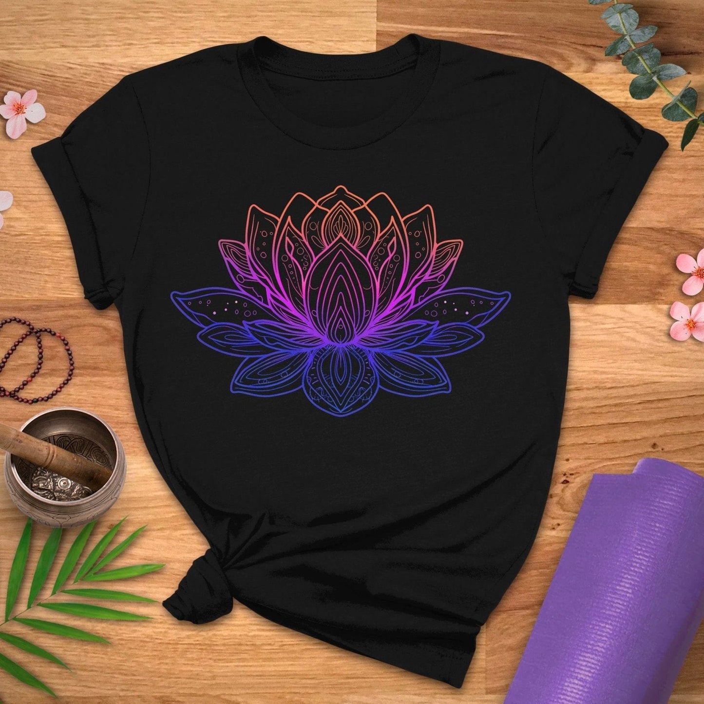 Lotus Circle Tee - ZenWear - T-Shirt