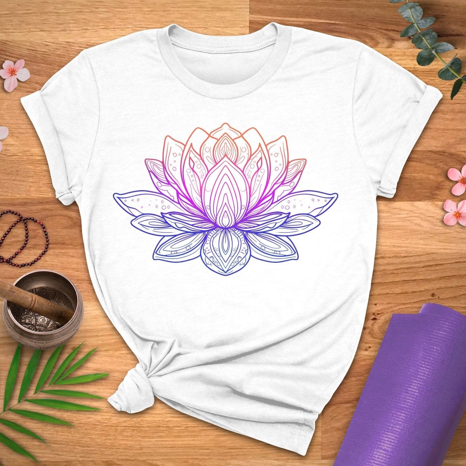 Lotus Circle Tee - ZenWear - T-Shirt