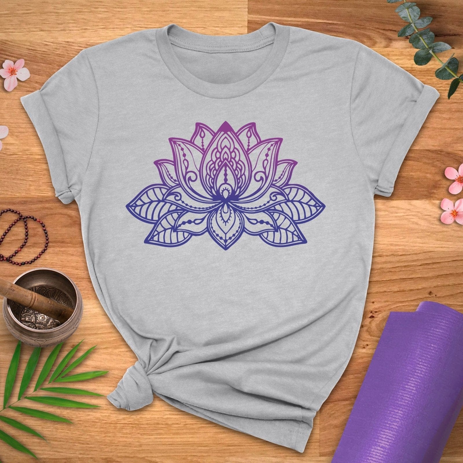 Lotus Gradient Tee - ZenWear - T-Shirt