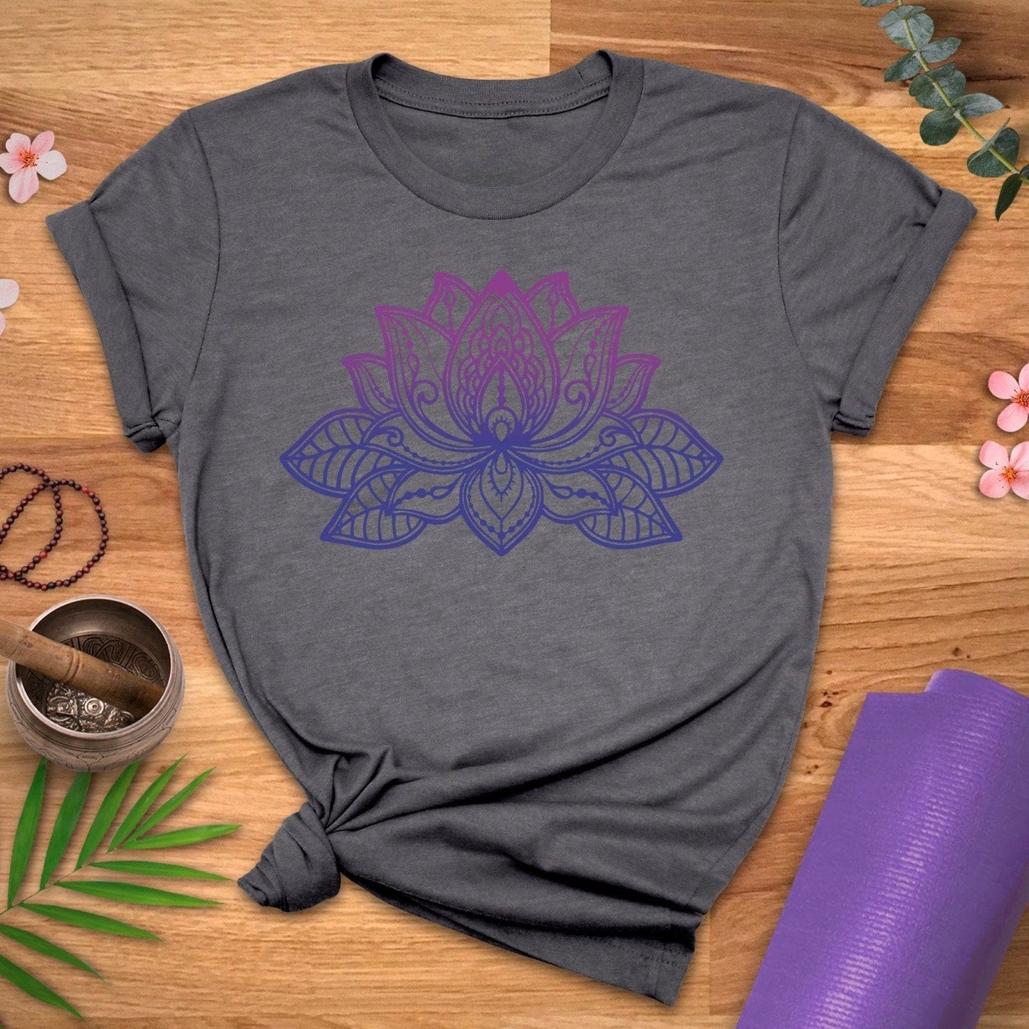 Lotus Gradient Tee - ZenWear - T-Shirt