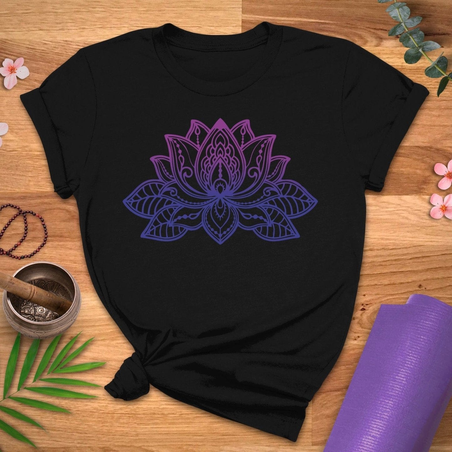 Lotus Gradient Tee - ZenWear - T-Shirt