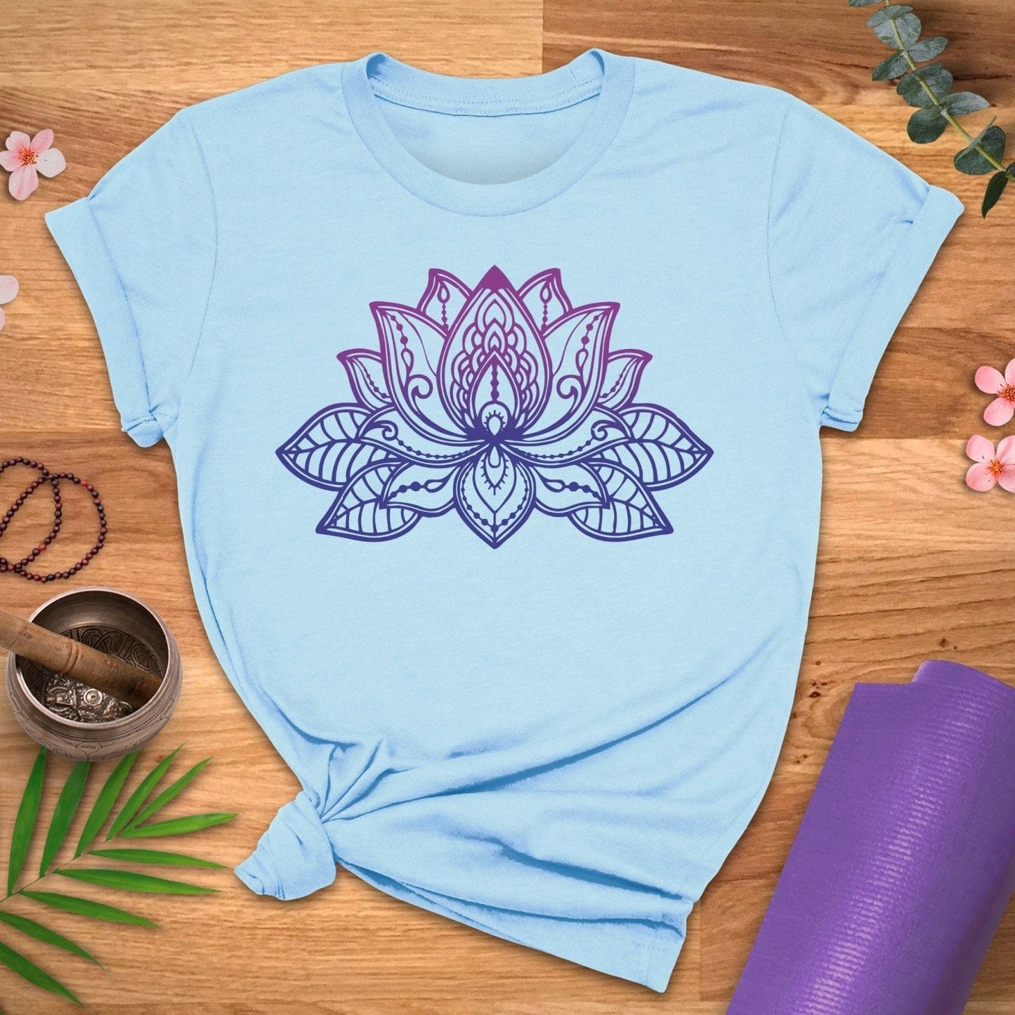 Lotus Gradient Tee - ZenWear - T-Shirt